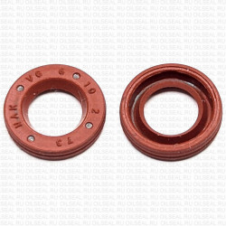 Сальник 6x10x2 VG VMQ 80-R01-C NAK