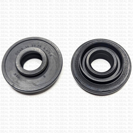 Сальник 14x35.25x3.4/9.5 DC4S NBR 80-K86-L-C.S NAK