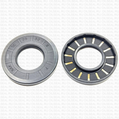 Сальник 25x52x6 SC Viton-80-K-01/C/C NAK