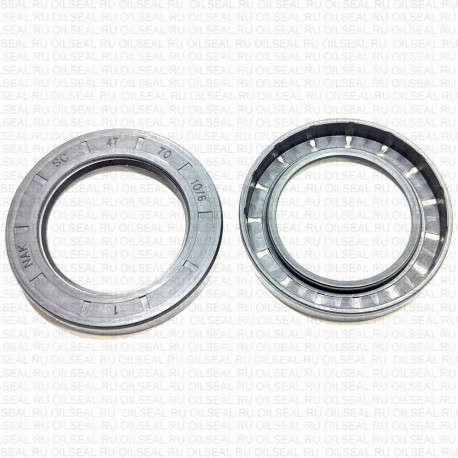 Сальник 47x70x10/6 SC NBR 70-K01B-C-C NAK