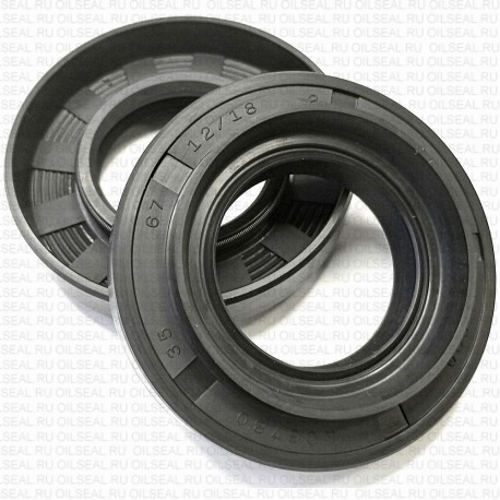 Сальник 35x67x12/18 TC9 NBR 70-C-C SOG