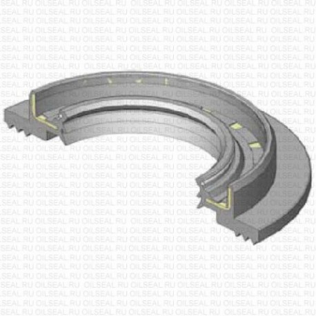 Сальник 40x62/78x10.2/15.5 TC4Y NBR 70-C-C WLK