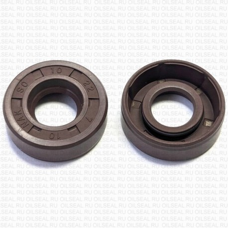 Сальник 10x22x7 SO Viton-80-N-03/C/S NAK