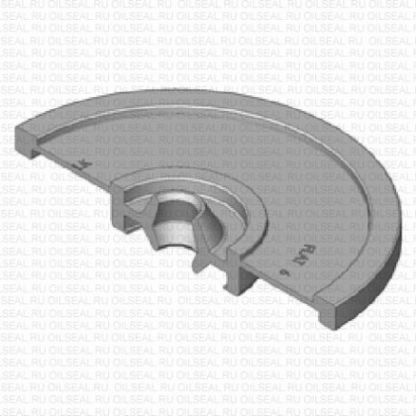 Сальник 6x21/53x8 FLAT NBR 70-C WLK