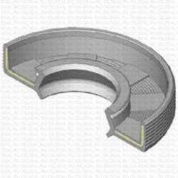 Сальник 24x55x10/12 TGY NBR 70-C-C WLK