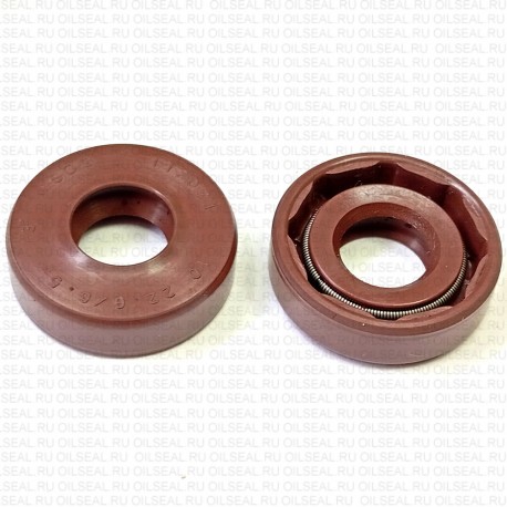Сальник 10x22x6/6.5 TCV Viton 80-C-S SOG