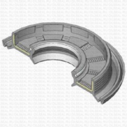 Сальник 25x55/68x8/11 TG5 NBR 70-C-C WLK