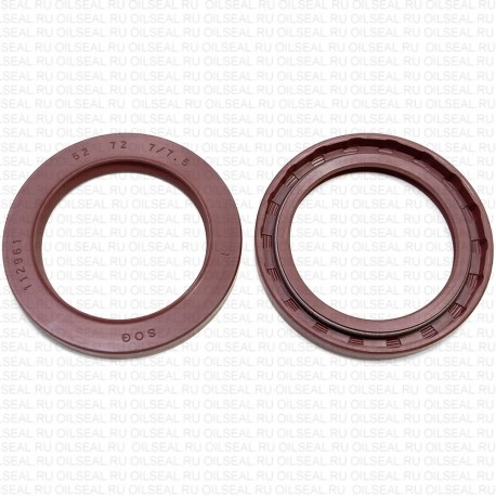 Сальник 52x72x7/7.5 TCV Viton 80-C-C SOG