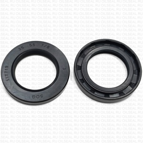 Сальник 35x55x7/8 TCV NBR 80-C-C SOG