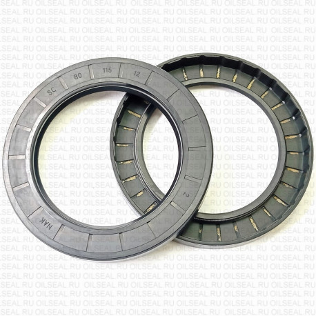 Сальник 80x115x12 SC NBR 70-K01B-C-C NAK