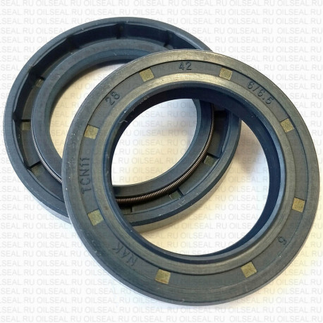 Сальник 28x42x6/6.5 TCN11 NBR 80-B01B-C-S NAK